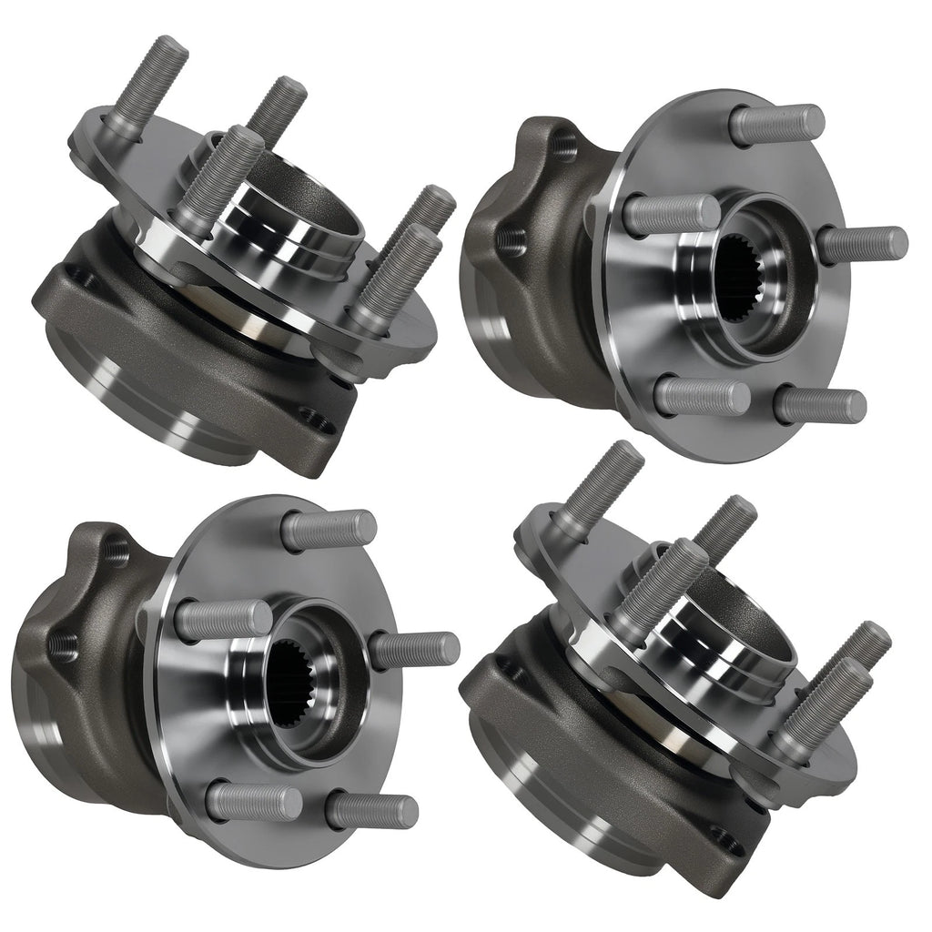 4pc Wheel Hub Bearing Assembly for Subaru Crosstrek Forester (2014–2021)