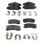 Brake Pad Set for Pontiac Grand Am (1999–2005) Front and Rear 2X FWD
