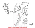 Genuine OEM Fuel Filler Neck Seal 0009983305 for Mercedes-Benz