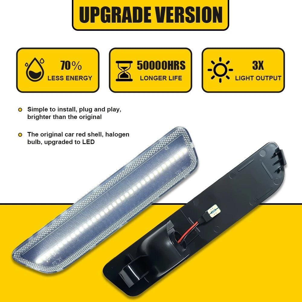 LED Rear Bumper Reflector Side Marker for Ford Mustang (2005–2009) EPY