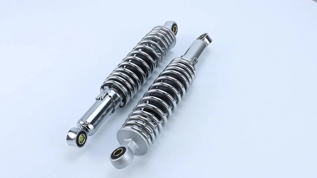 Pair Chrome Rear Shocks for Harley Sportster XL883/1200 (1979â2012)