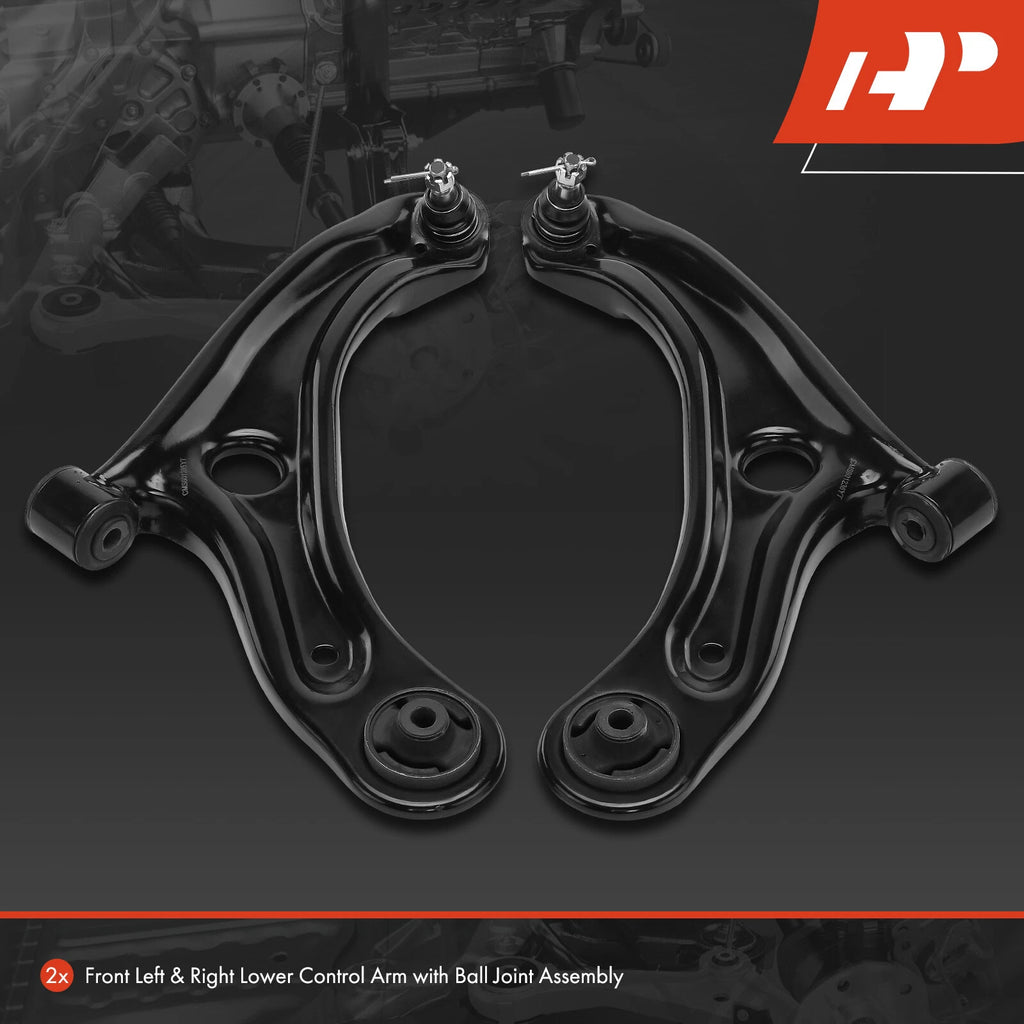 2X Front Lower Control Arm with Ball Joint for Honda Fit (2015-2020)