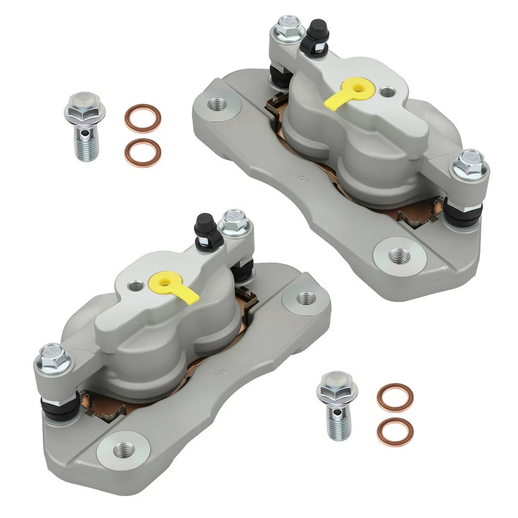 Front Left Right Brake Caliper w/pads for Yamaha (2HC-2580T-00-00, 2HC-2580U-00-00)