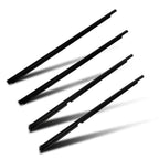 Set of 4 Window Weatherstrip Door Seal Belts for Mitsubishi Lancer (2008–2017)