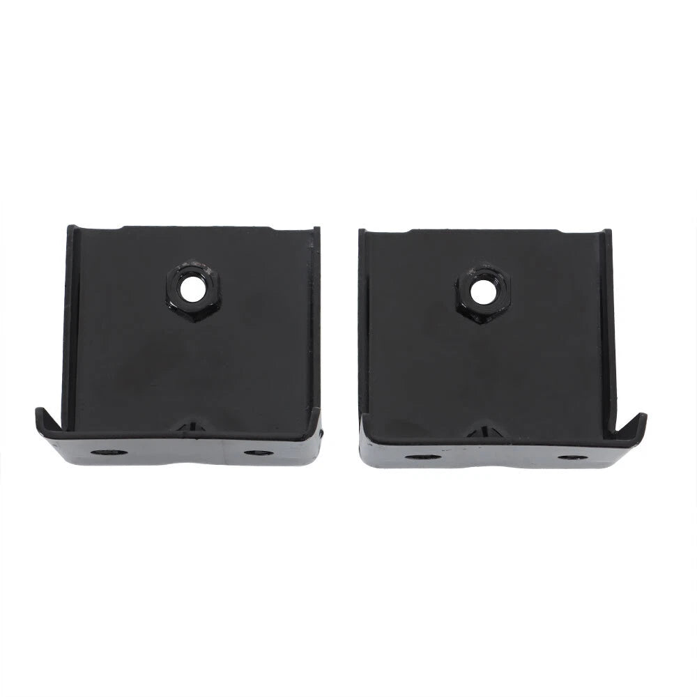 Set of 2 Front Bumper Brackets for Silverado 1500 (2016-2018) Black