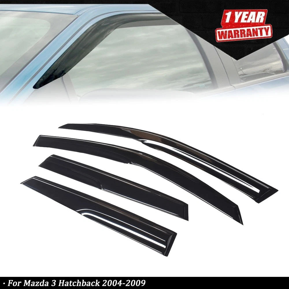 Window Visors for Mazda 3 Hatchback (2004–2009)
