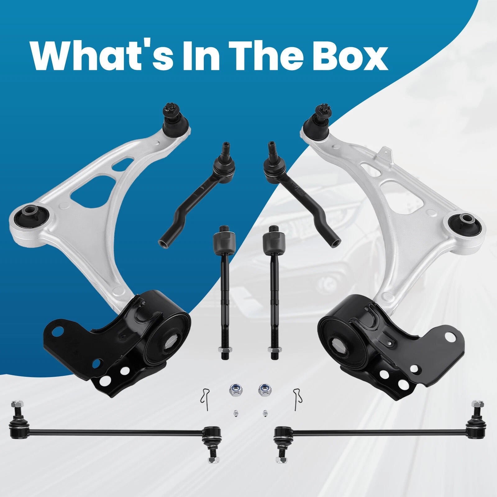 2X Front Lower Control Arm Kit for Honda Pilot (2016–2021)