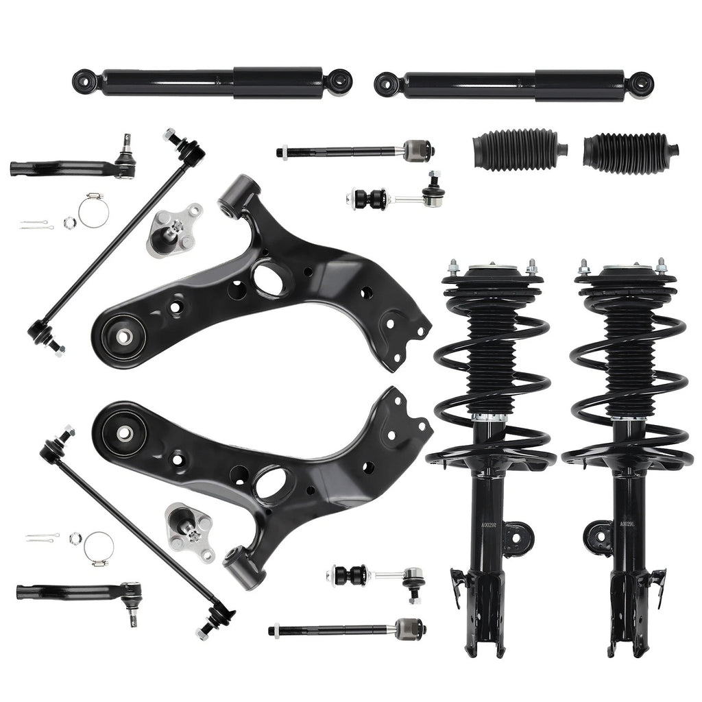 16pc Front Strut Control Arm Rear Shock Kit for Toyota RAV4 (2006–2012)