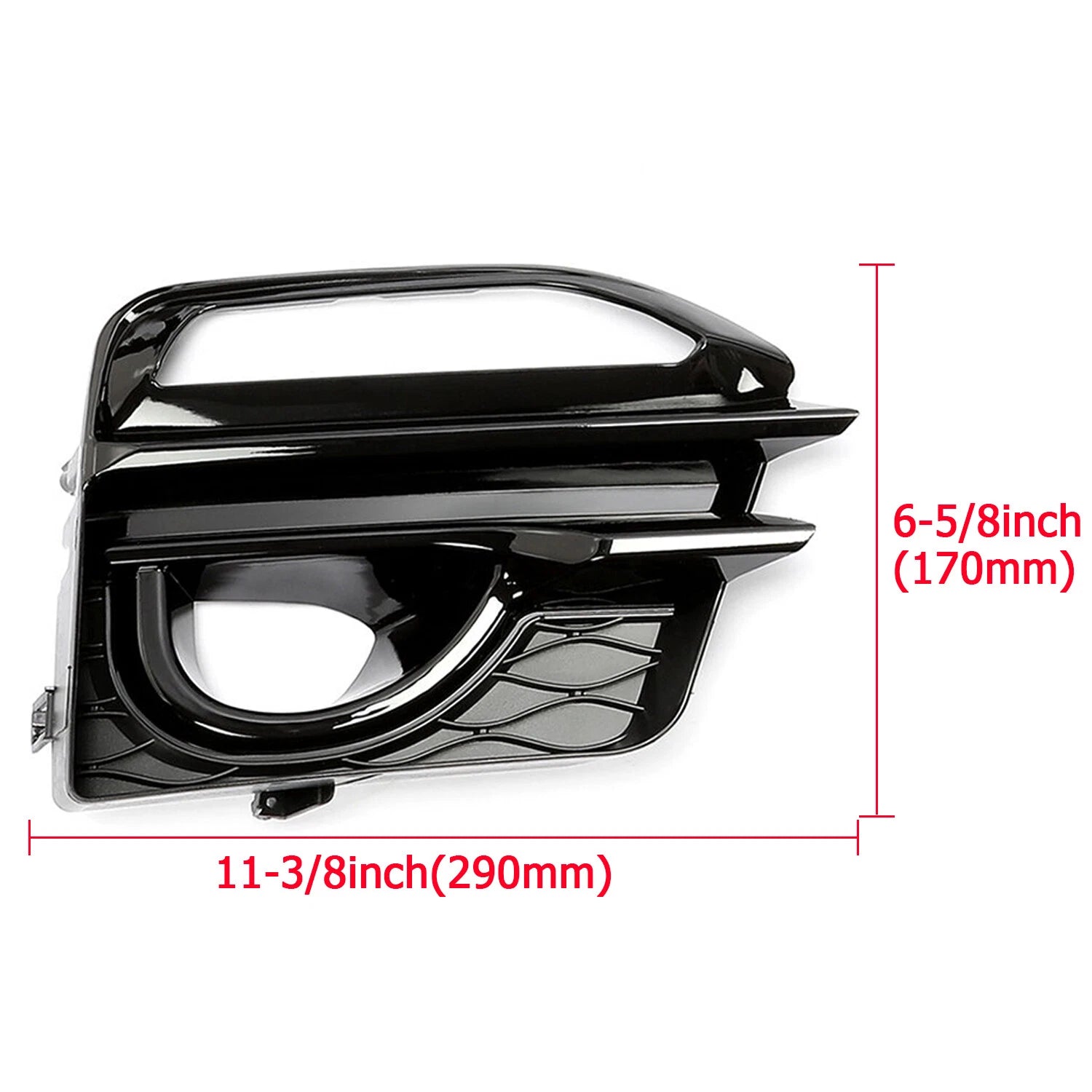 Front Fog Light Cover Grille Trim Bezel for Infiniti Q50 Sport (2014–2017)
