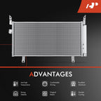 A/C condenser with bracket & receiver drier for Subaru Forester (2014-2018)