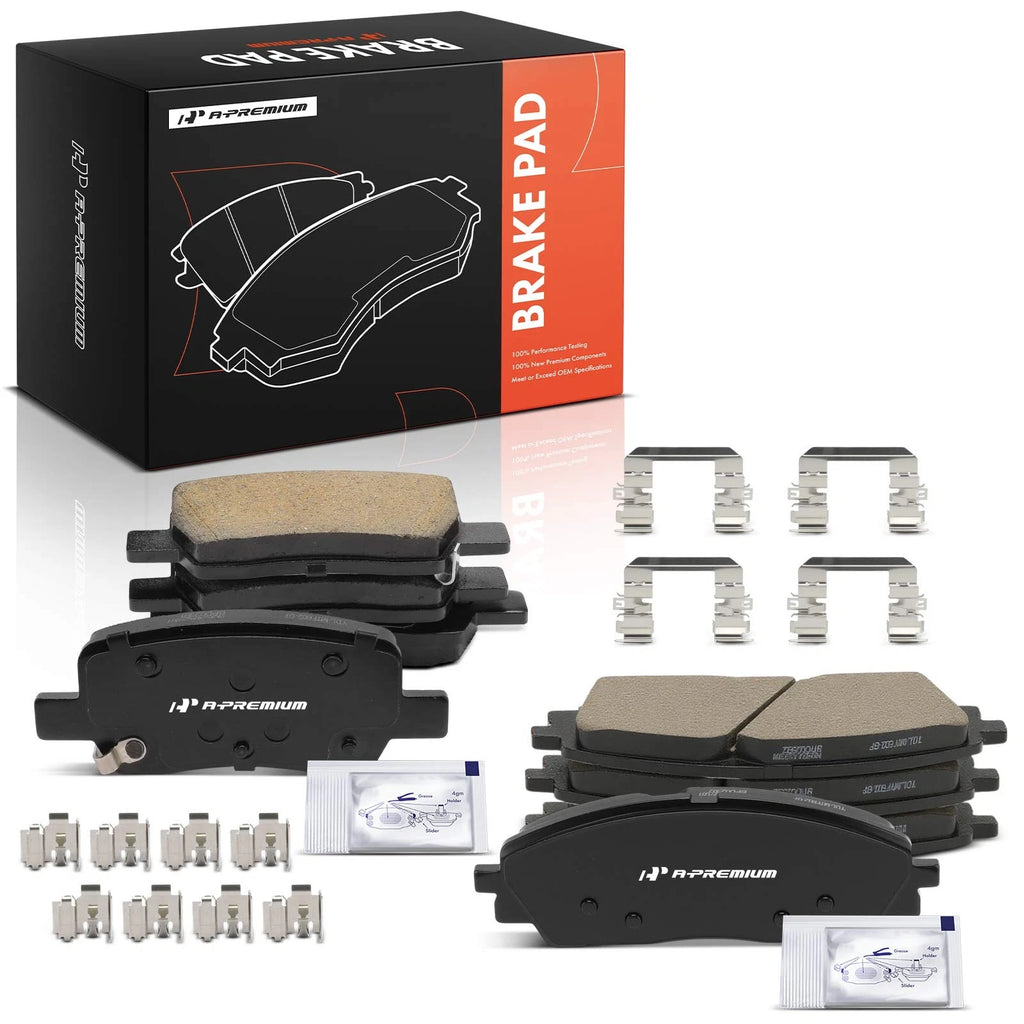 Set of 8 Ceramic Brake Pads for Kia Carnival (2022–2023)