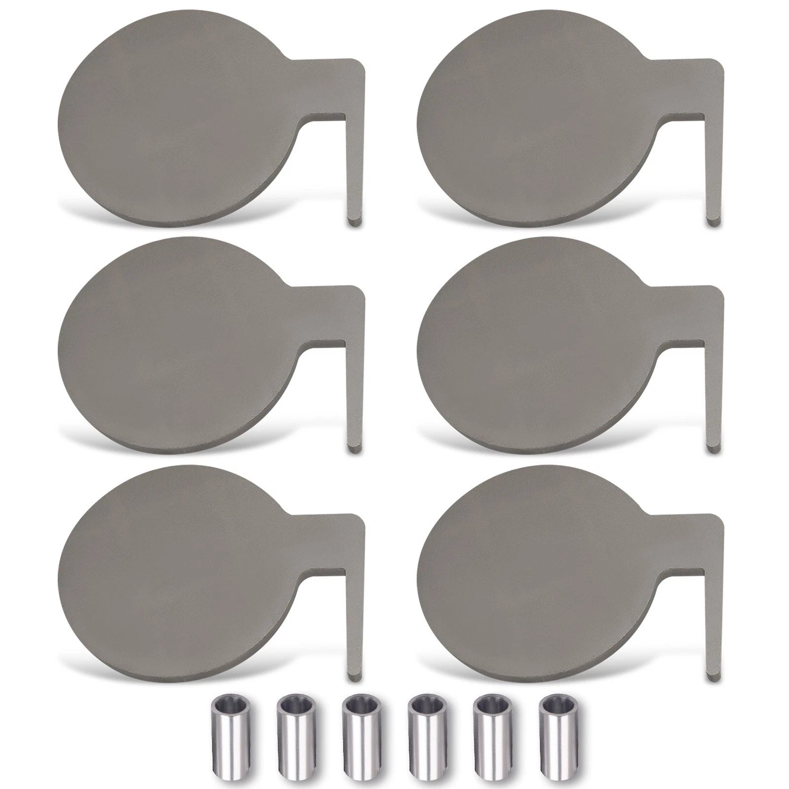 6X Q235 3/8 Steel Shooting Trees Range Targets Metal Paddles