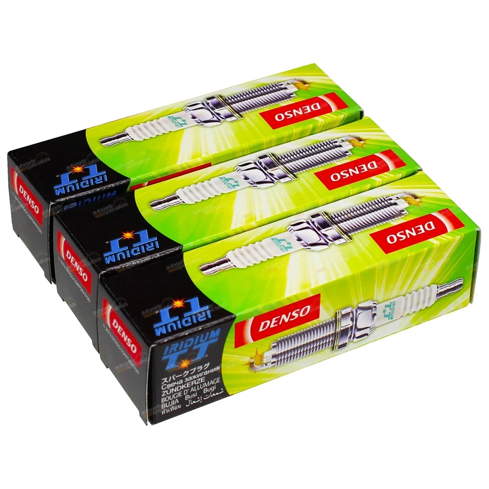 3 x  Iridium TT Spark Plugs for Nissan Micra K13 1.2L HR12DE (2010-2016)