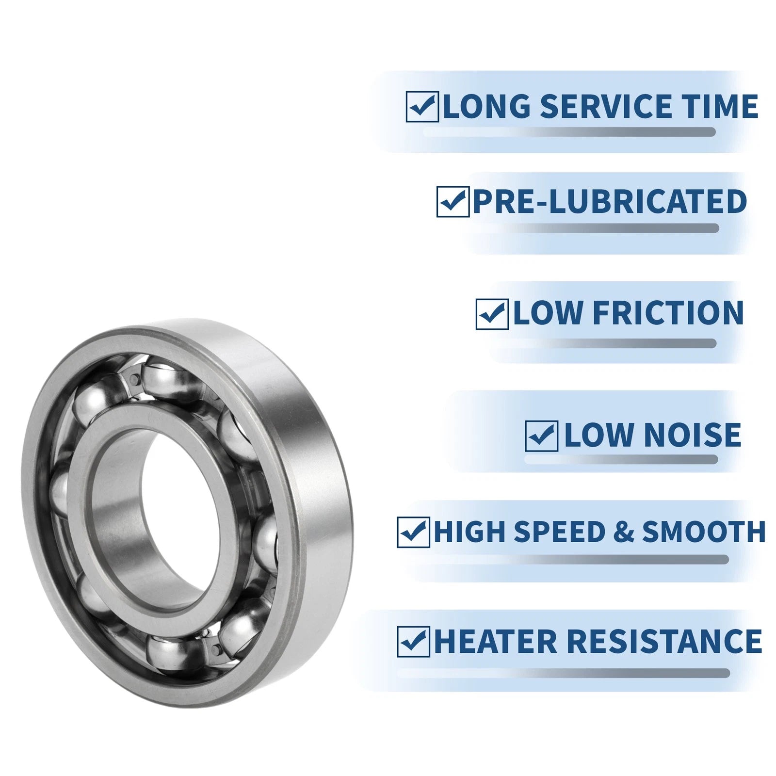 Deep Groove Ball Bearing 70x150x35mm for Scooter Skateboard (1 Pc)