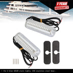 2X LED Underwater Transom Lights for Boat Marine (Universal)