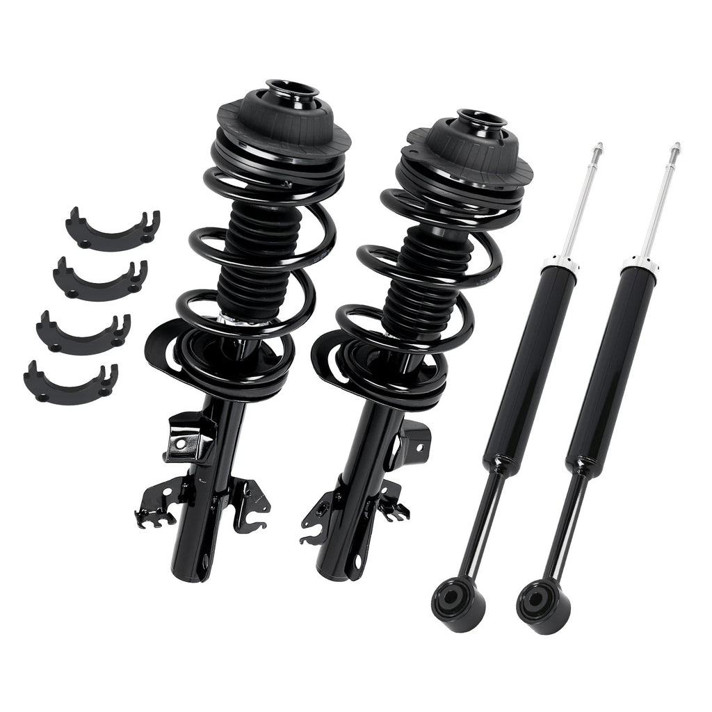 Set of 4 Struts w/Coil Spring Assembly for Jeep Cherokee (2014–2018)