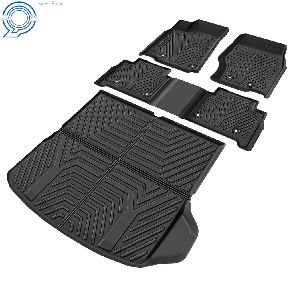 Set of 4 3D All Weather Floor Mats for Jeep Grand Cherokee (2022–2025) TPE