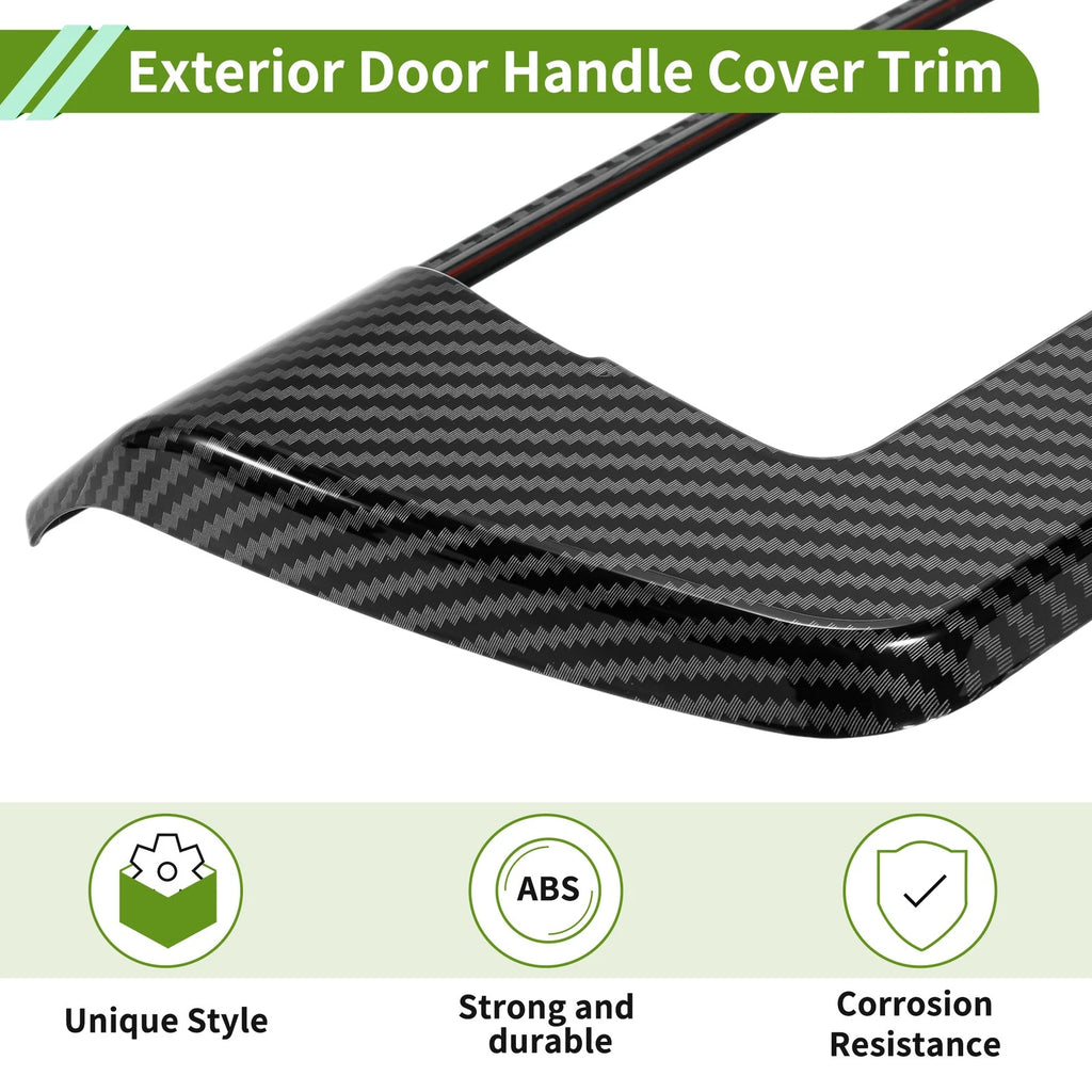Exterior Trim Tailgate for Ford F150 (2015–2020) Black ABS Set