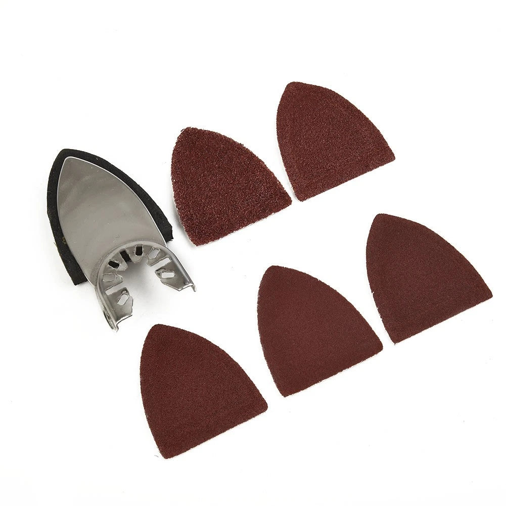 25 Sanding Sheets & Pad for Oscillating Tool Accessories Kit