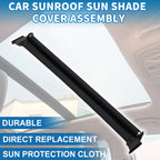 Sunroof Sun Shade Cover Assembly for BMW 535i GT (2010–2011) Plastic Black