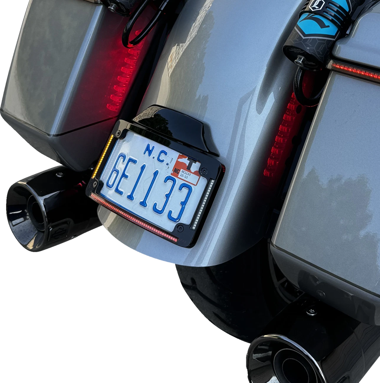 LED License Plate Frame for Custom Dynamics (TF05-23-B)