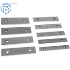 Set of 9 Steel Parallel Blocks for Precision Machining (6" Long, 1/4" Thick)