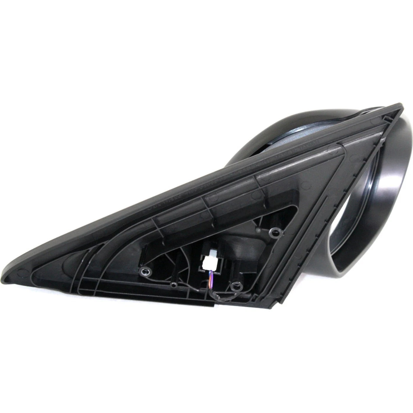 Power Mirror for Mazda 3 (2010–2013) - Smooth Black Passenger Side RH