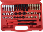 42Pcs Thread Chaser Tool Set for Metric SAE Repair Kit