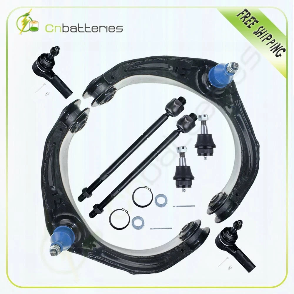 Set of 8 Front Upper Control Arms & Lower Ball Joints for Dodge Ram 1500 (2008)