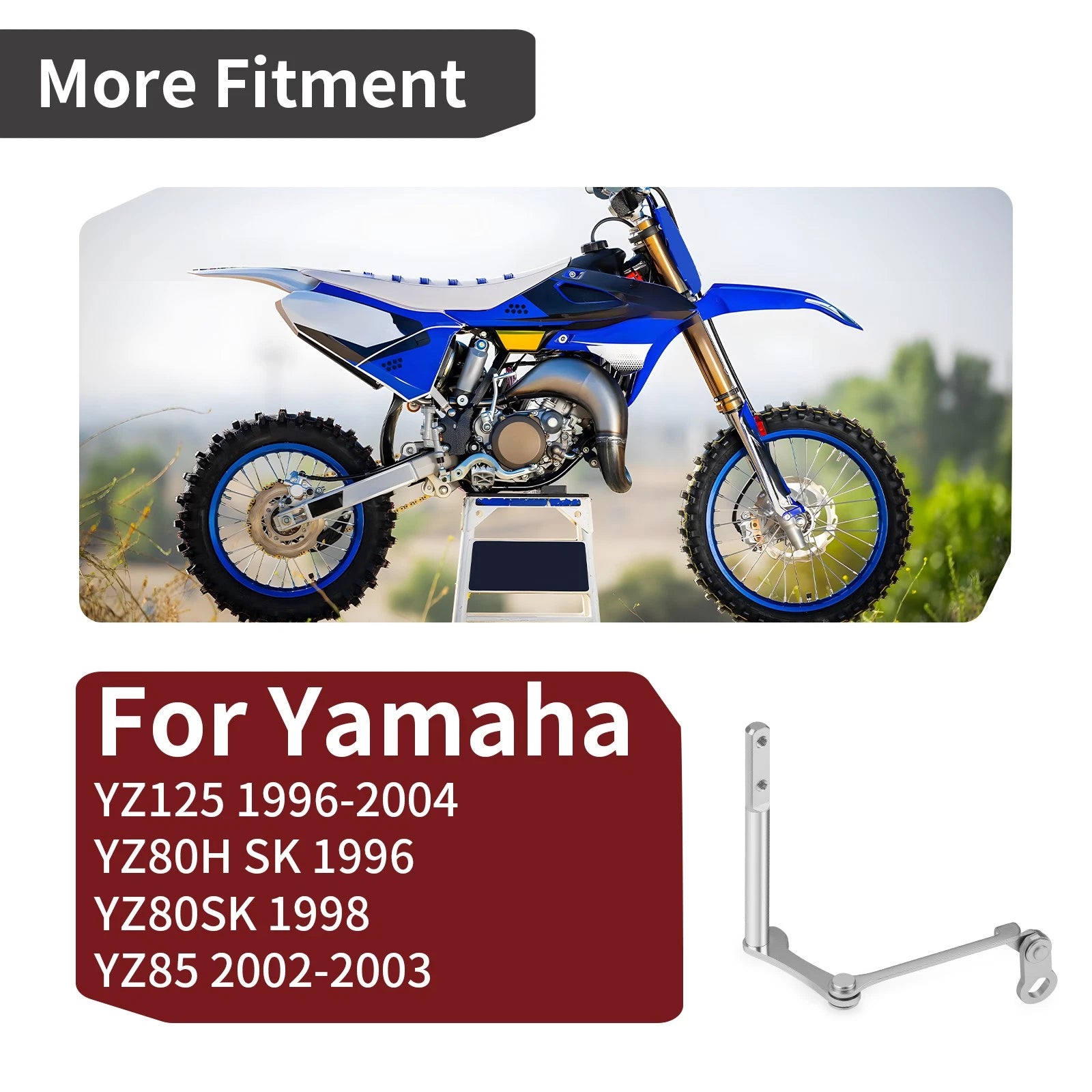 Exhaust Power Valve Push Rod Assembly 4SS-11990-00-00 for Yamaha YZ80 (1996–1998)