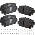 Set of 4 Rear NAO Brake Pads for Lexus LS400 (1990–1992)