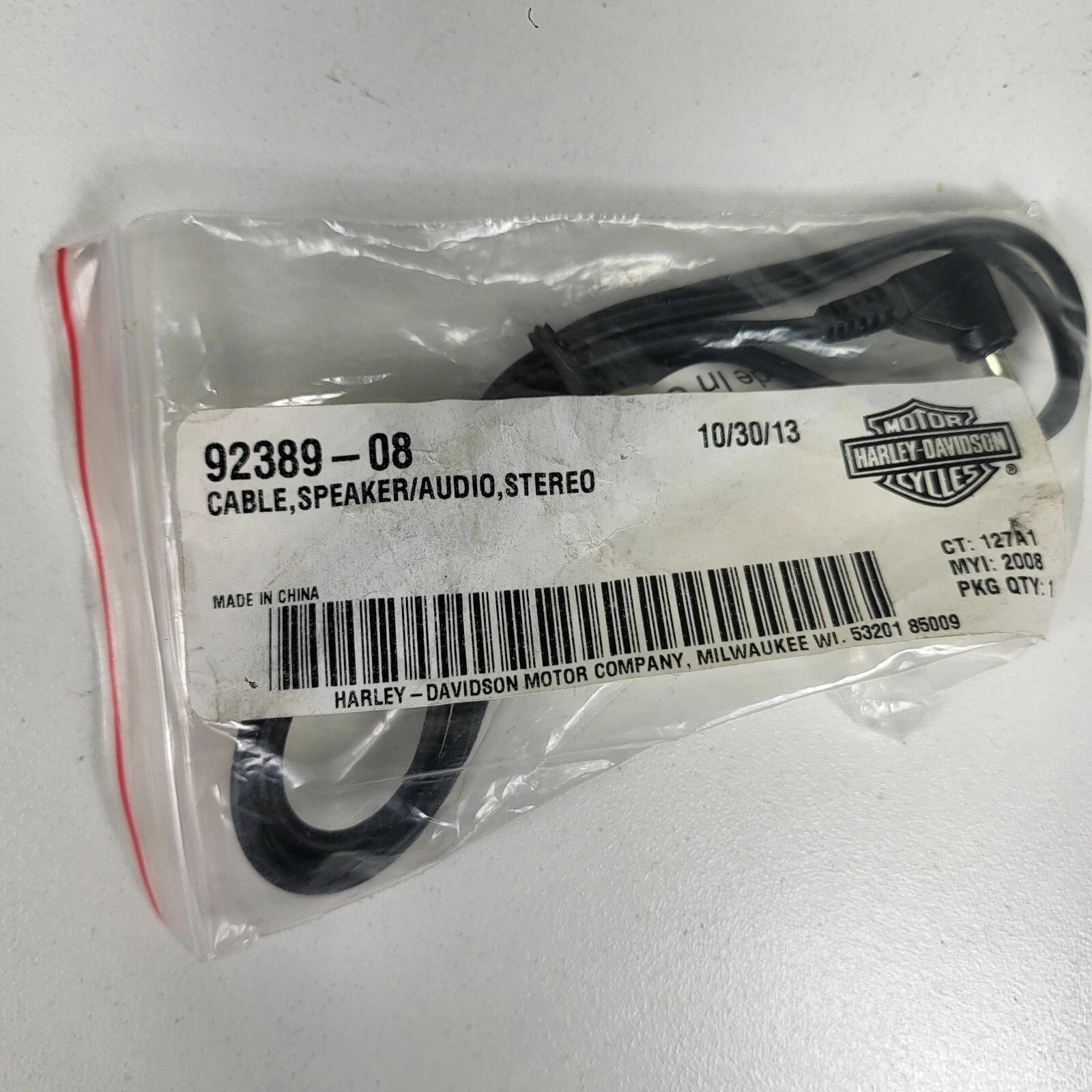 OEM Cable Speaker Audio Stereo for Harley Davidson (92389-08)