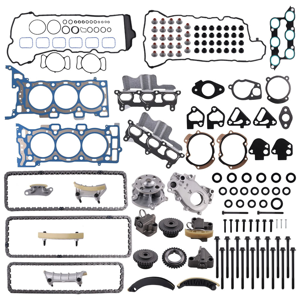 Timing Chain Head Gasket Bolts Set for Chevy GMC Acadia 3.6L (2010–2011)