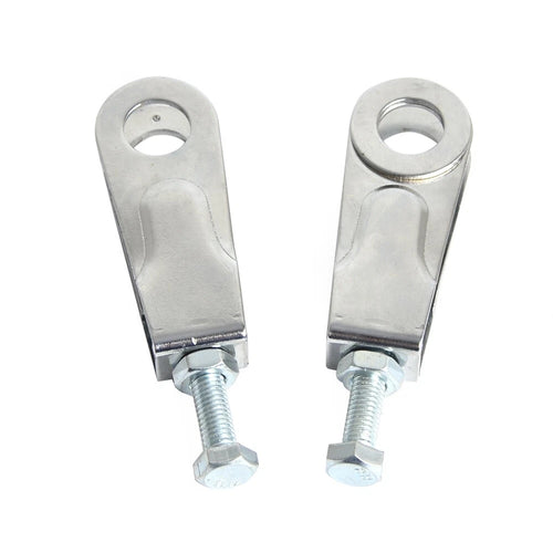 1 Pair Axle Chain Puller Tensioner Adjuster for Yamaha YBR 125 (2005–2023)