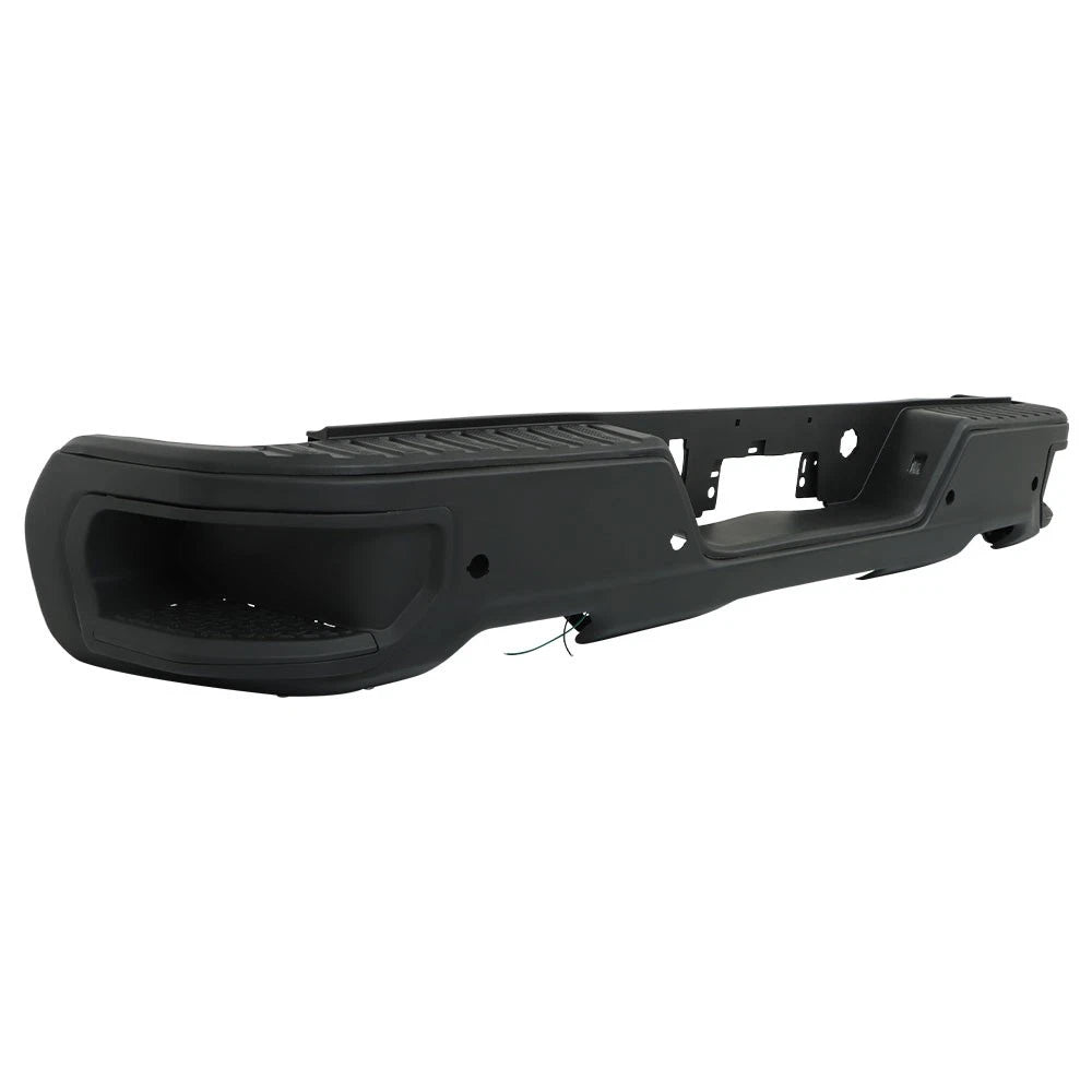 Rear Bumper Assembly Black for Chevrolet Silverado 1500 GMC Sierra 1500 (2019–2023)