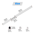2X Brake Bleeder Hose with One Way Check Valve for Car Motorcycle
