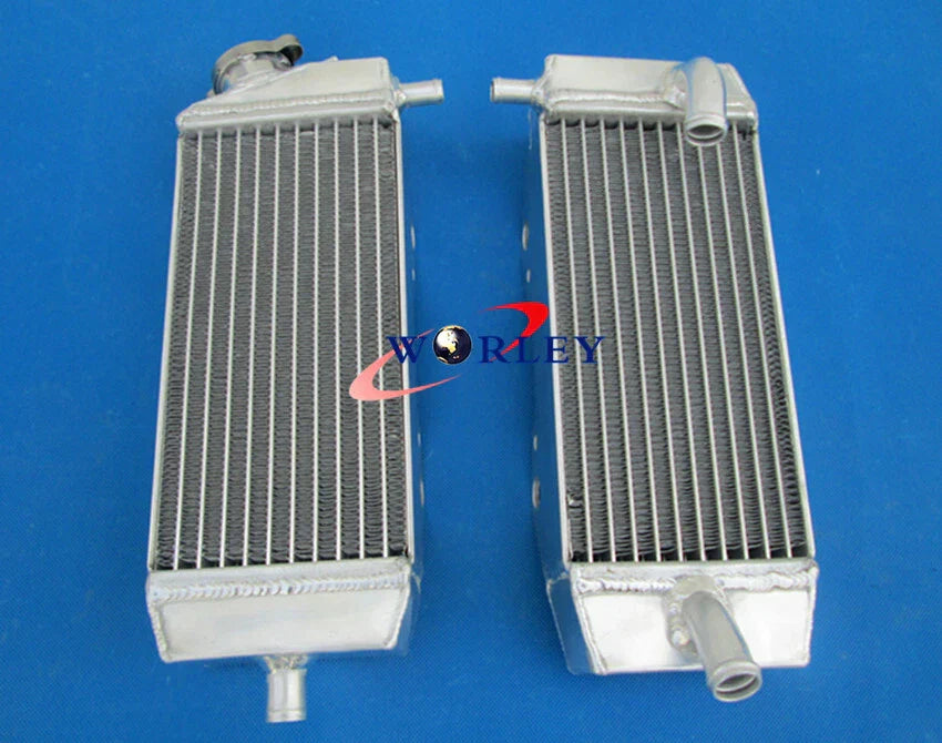 Aluminum Radiator + Hose for Kawasaki KX250F KXF250, Suzuki RMZ250 (2004)