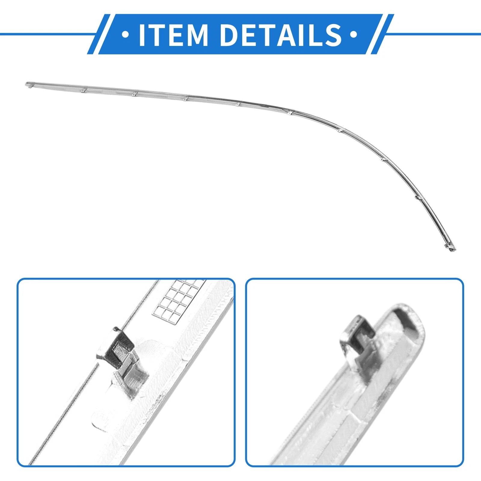 Rear Left Bumper Grille Trim for Mercedes-Benz E350 Coupe (2010–2013)