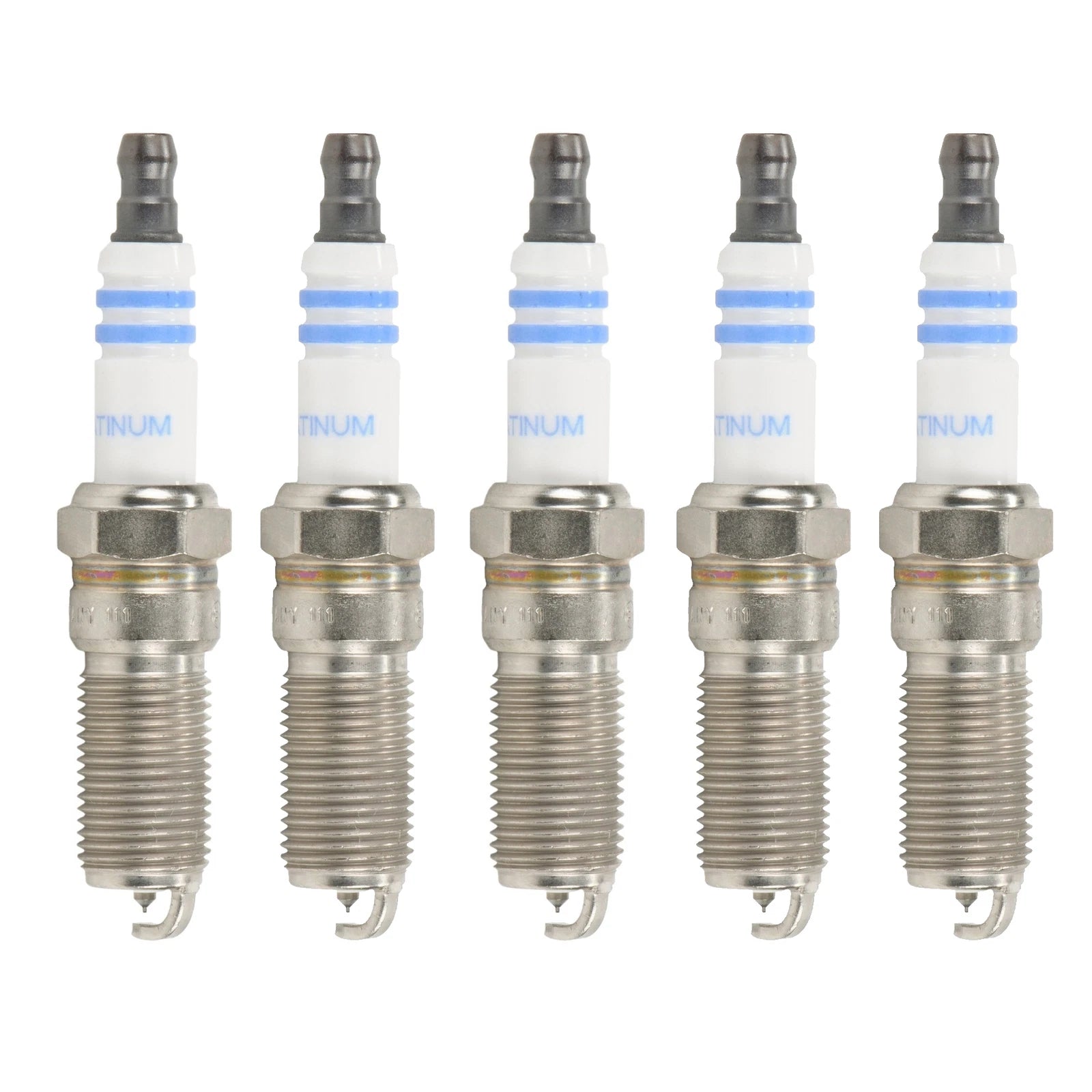 Set of 5 Bosch Platinum Spark Plugs for Chevy GMC Hummer Isuzu L5 (OE)
