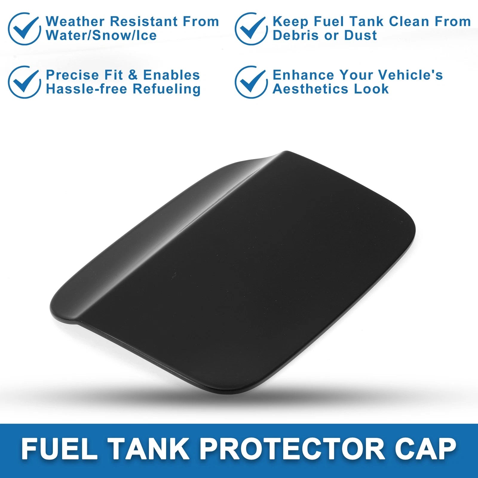 Fuel Tank Door Cap for Audi Q3 (2013–2018) Fuel Filler Flap Cover Black