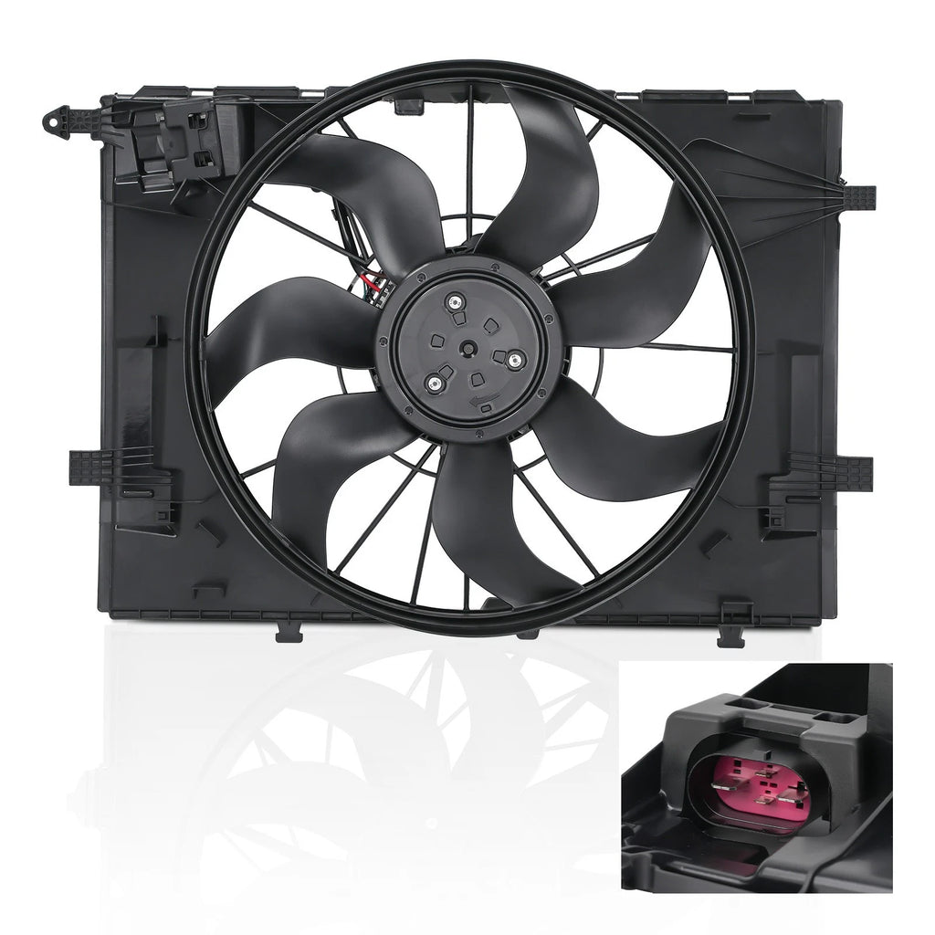 Radiator Cooling Fan Assembly for Mercedes-Benz C-Class (2014–2017)