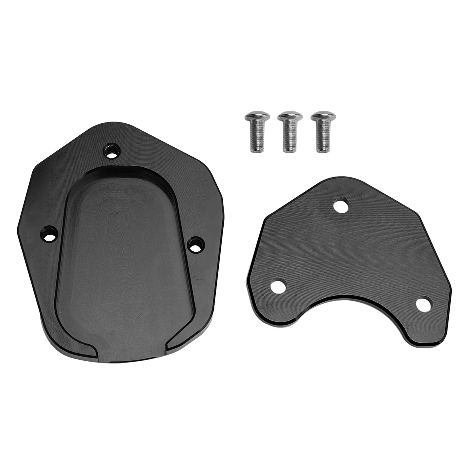 Kickstand Enlarger Plate Pad for Tiger Sport 660 (2022–2025) Black