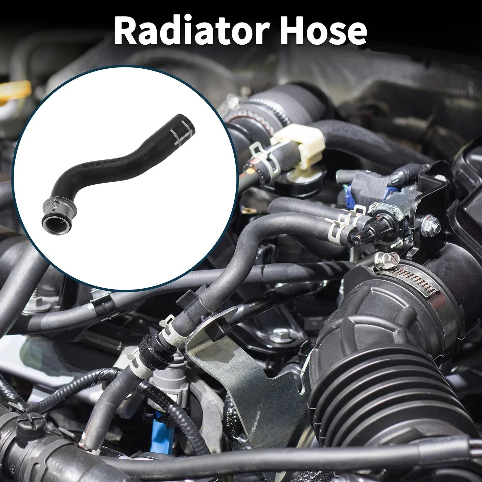 Radiator Hose for Porsche Boxster 2017-2019 Rubber Coolant Pipe