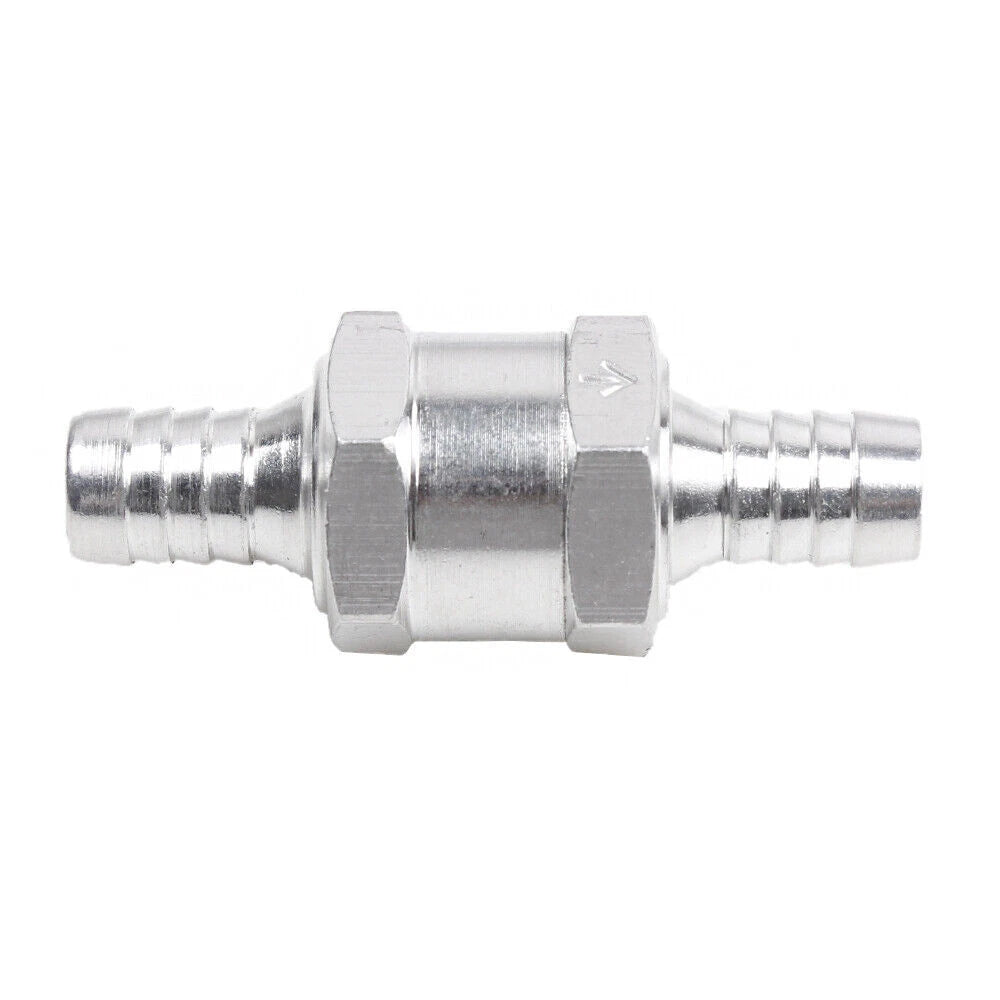 10mm Fuel Non Return Check Valve for Petrol Diesel with 4 Hose Clamps