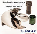 Solas Impeller & Tool for Sea Doo RXPX RXTX GTX Ltd. (2016–2025) SXX-CD-13/18