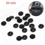 Buckle Stopper Seat Belt Button Pack 20 Pairs for Car