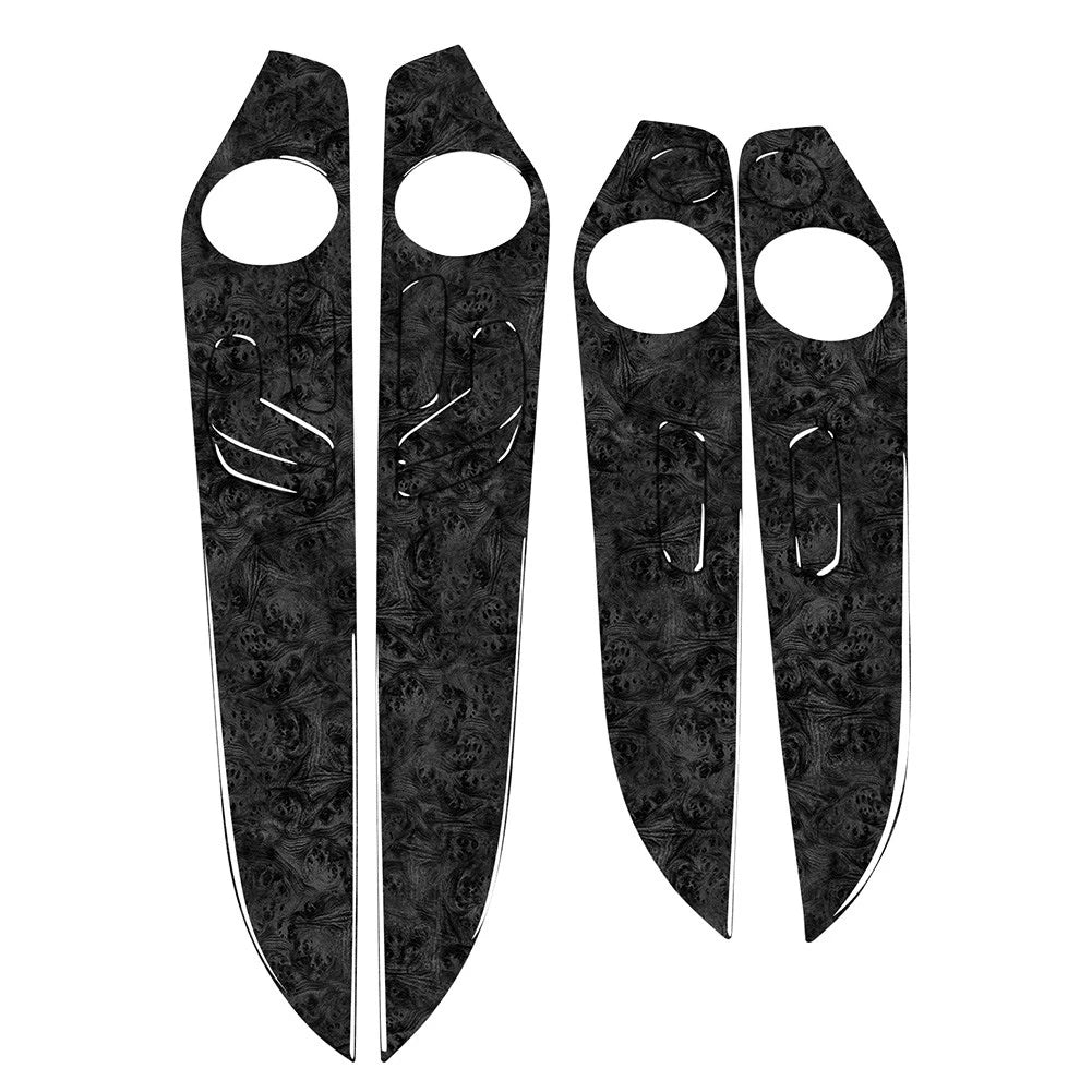 Interior Door Panel Cover Trim for Benz C W205 (2014–2021) GLC X253 (2016–2021) Wood Grain