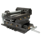 2-Way Clamp for Cross Drill Press Vise Slide 6" Heavy Duty