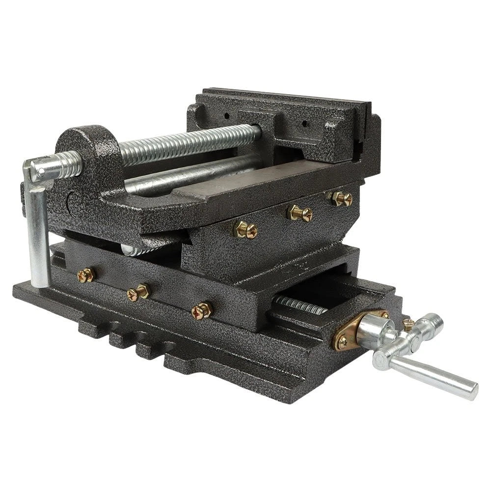 2-Way Clamp for Cross Drill Press Vise Slide 6" Heavy Duty