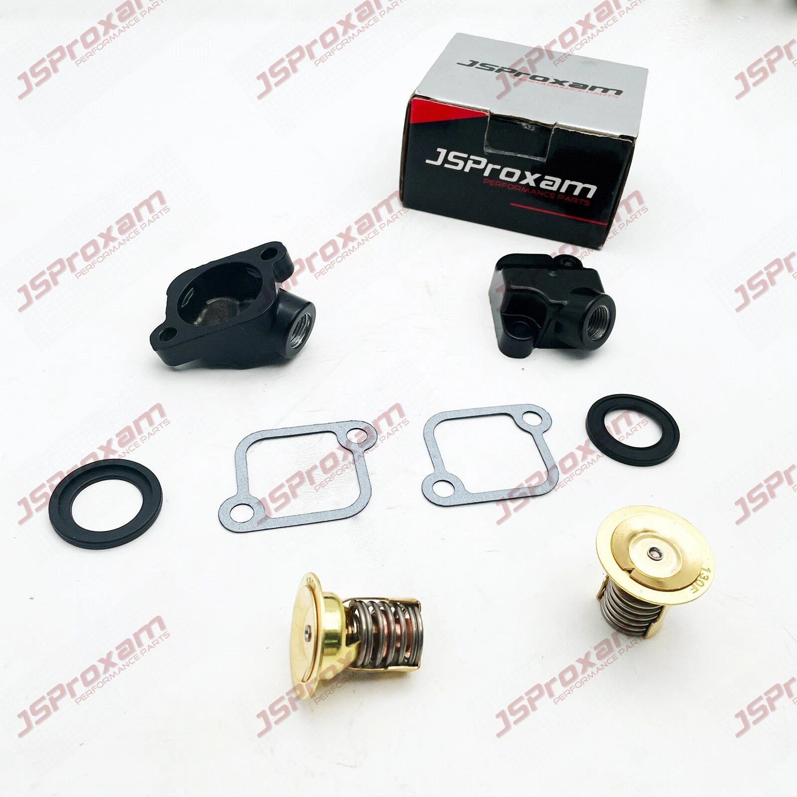 2X Thermostat & Cover Kit for Mercury 3.0L (2000–Present) 885599A 1